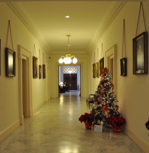 Hallway to the Governor’s Office