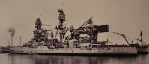 Last known photograph of the USS Arizona, taken in January 1941 in Puget Sound Washington