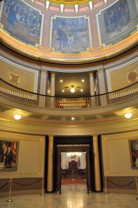 State Capitol (Rotund Dome Paintings from 2nd Floor), Montgomery, AL - 2013-12-09