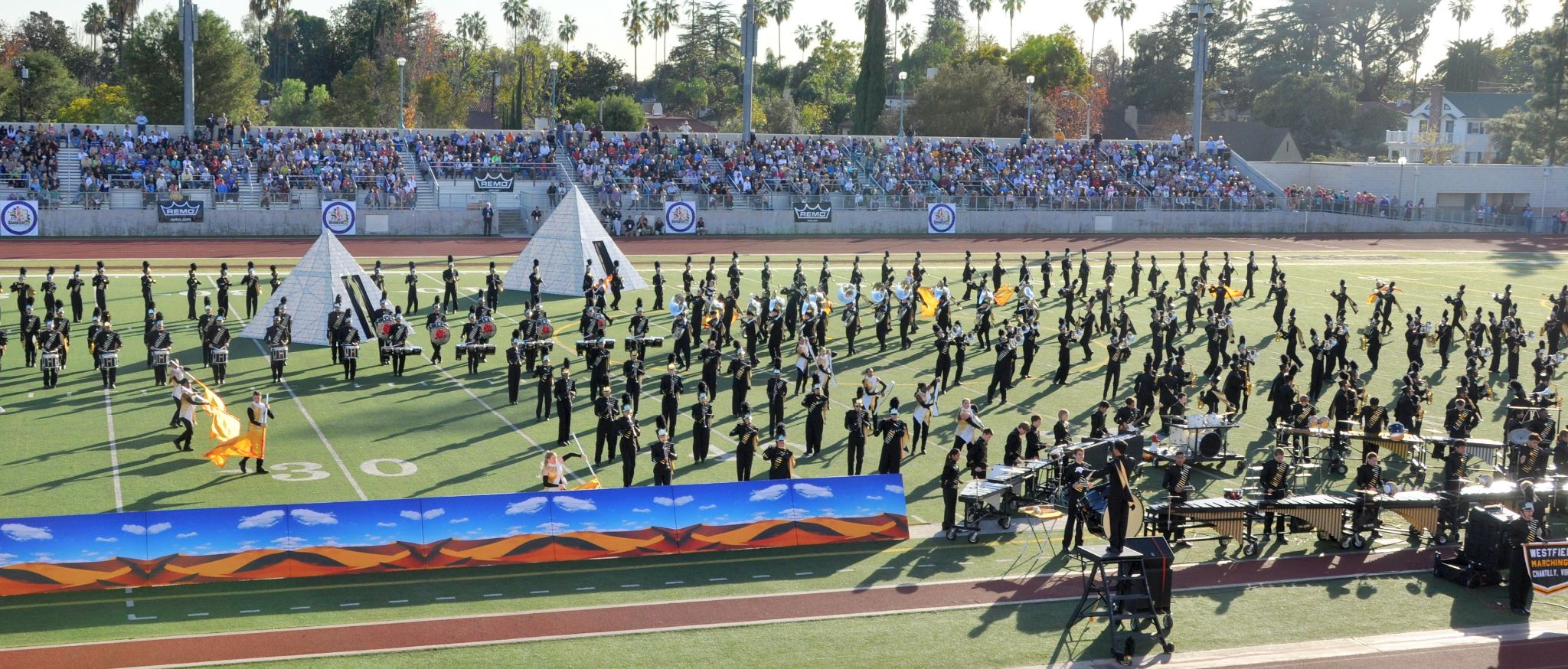 The largest marching band in Virginia and is only the third band from the Commonwealth to march in the Rose Parade. 