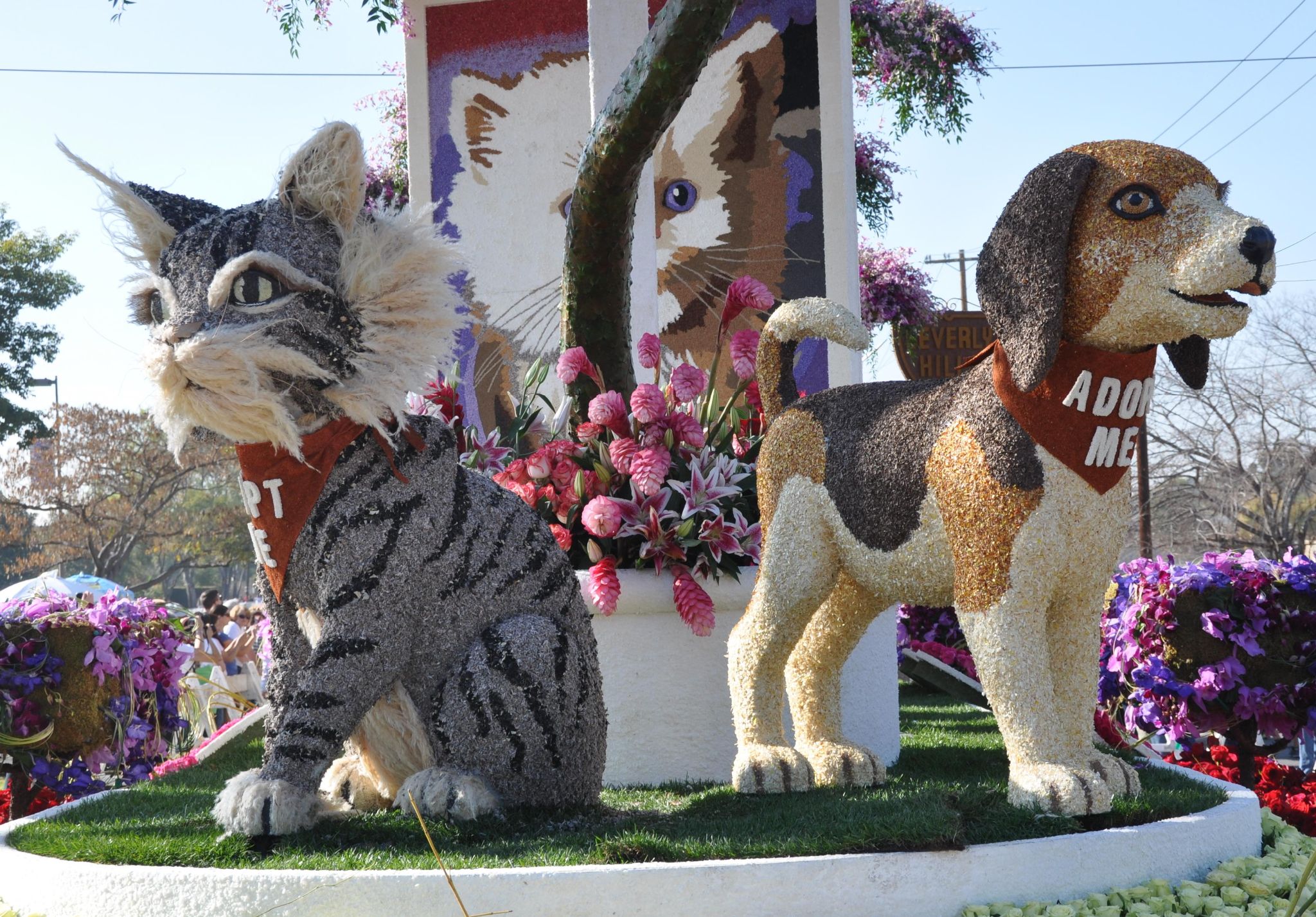 Beverly Hills Pet Care Fountaion (d), Tournament of Roses Parade Showcase, Pasadena, CA - 2014-01-01