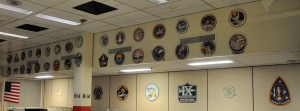 Christopher Kraft Mission Control Center (Patches of Completed Missions), JSC, Houston, TX - 2014-01-15
