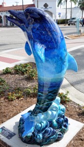 Decorative Dolphin (d), Venice, FL 2014-01-25