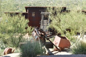 Goldfield (1893 Ghost Town - Mine Entrance), Goldfield, AZ - 2014-01-06