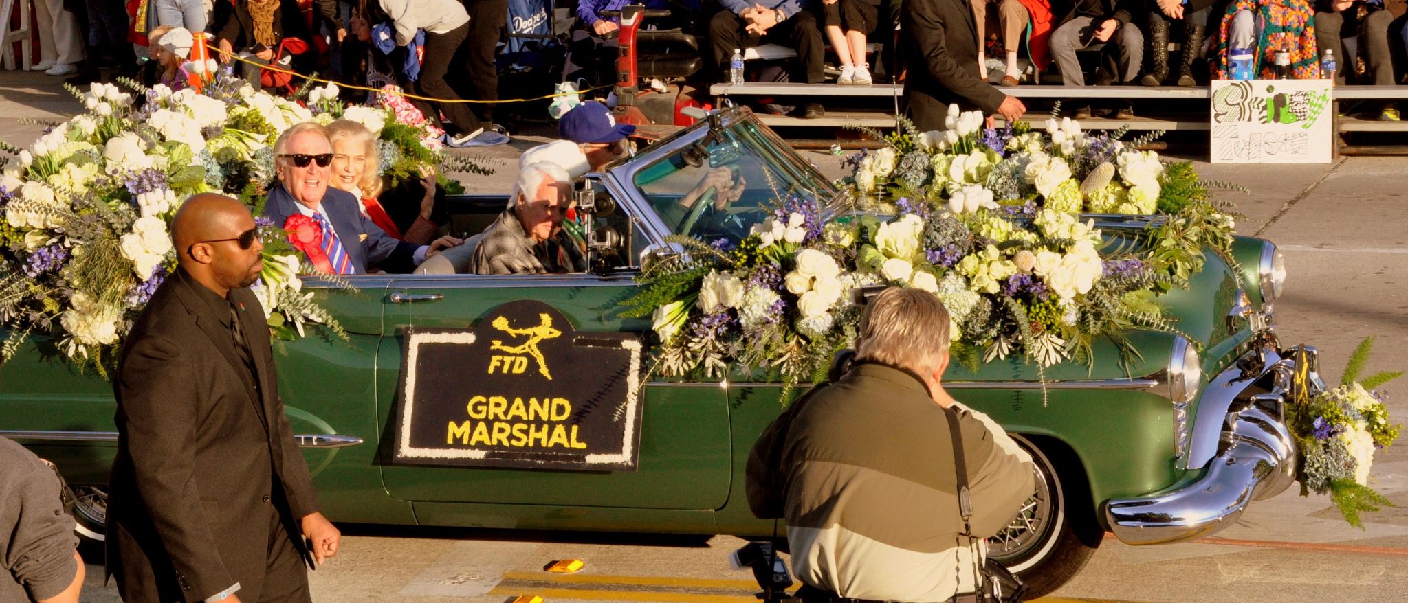 Grand Marshall - Vince Scully (b), Tournament of Roses Parade, Pasadena, CA - 2014-01-01