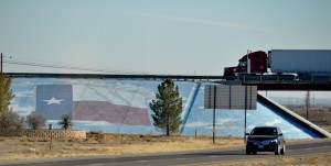 I-10 Bridge Mural (a), East of Van Horn, TX - 2014-01-09