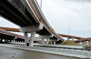Maze of Bridges, I-820 and Route 121, Ft Worth, TX - 2014-01-11
