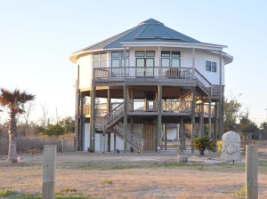Rebuilt House (b) Which Fell Victim to Hurricane Katrina, Bay St. Louis & Waveland, MS - 2014-01-17