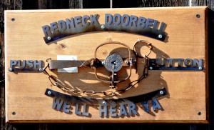 'Redneck Doorbell' - Goldfield (1893 Ghost Town), Goldfield, AZ - 2014-01-06