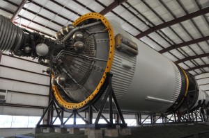 Third Stage … which gives the astronauts the boost from earth’s orbit to the moon