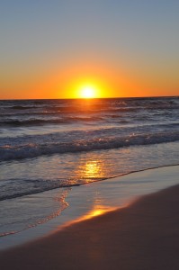 Sunset (b), Grayton State Park Beach, Santa Rosa, FL - 2014-01-9