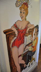 Superstition Saloon Men's Room Wall Art (a), Tortilla Flats,. AZ - 2014-01-04