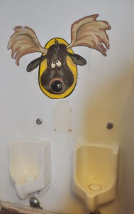 Superstition Saloon Men's Room Wall Art (c), Tortilla Flats,. AZ - 2014-01-04