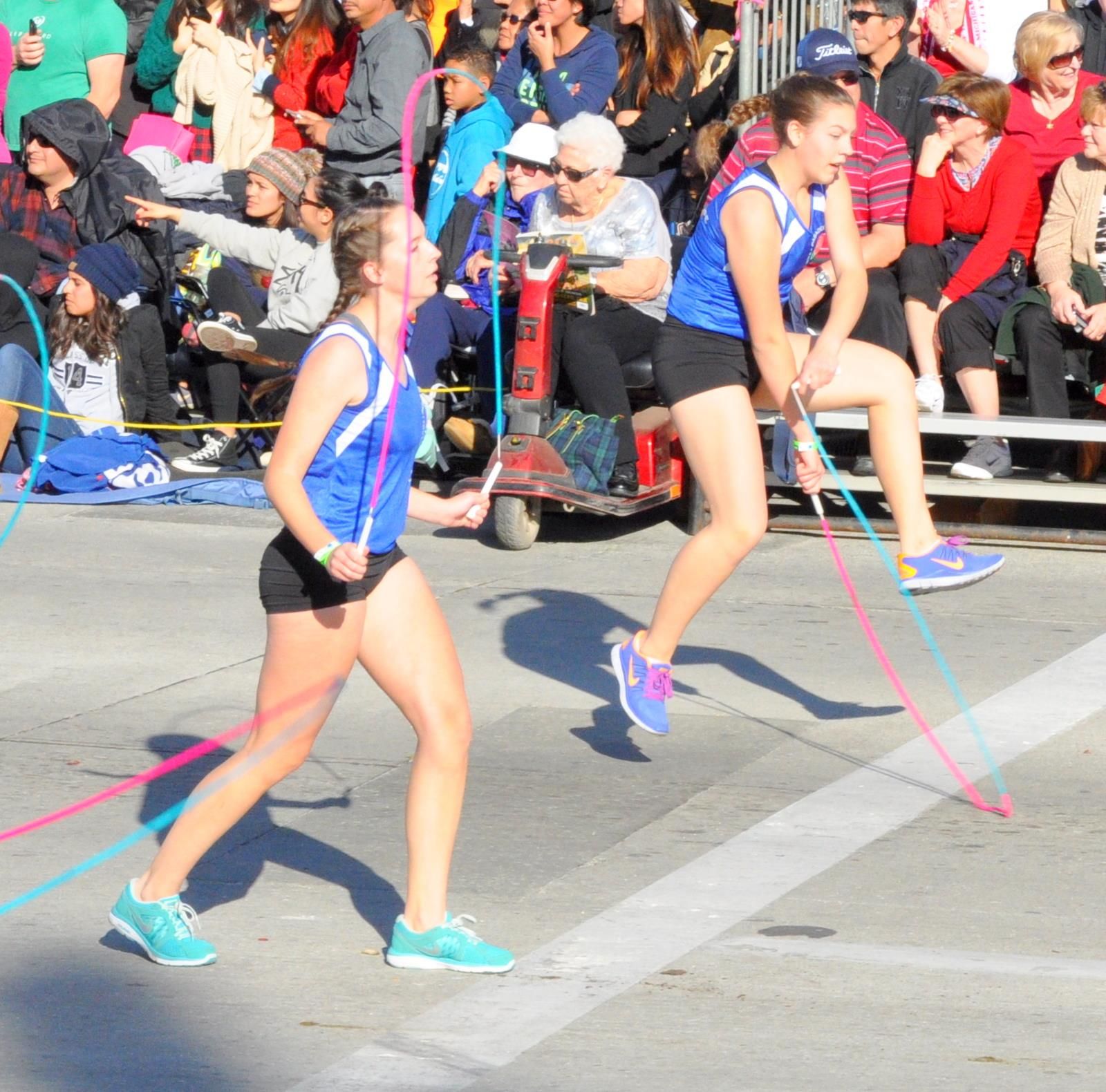 USA Jump Rope - Palpitating Panthers (a), Tournament of Roses Parade, Pasadena, CA - 2014-01-01
