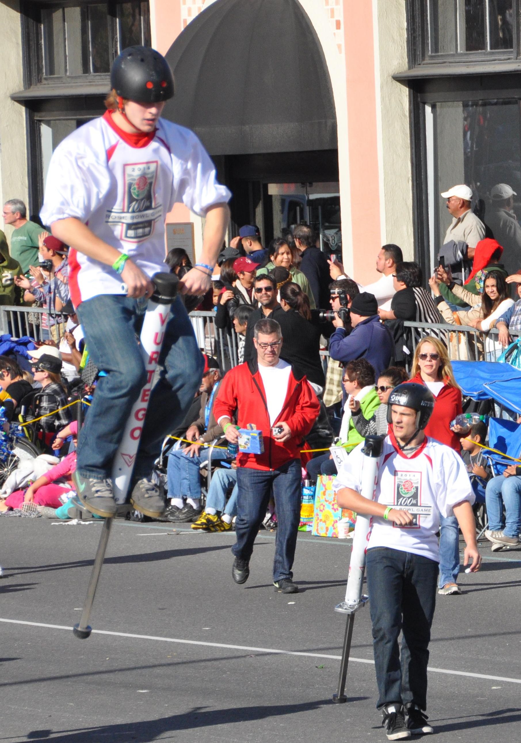 Xpogo Stunt Team (a), Tournament of Roses Parade, Pasadena, CA - 2014-01-01