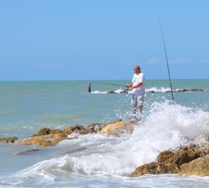 Fisherman, South Marco Beach, Marco Island, FL - 2014-02-15