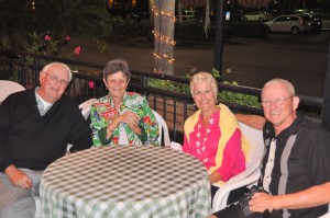 2014-02-26 - Dick and Gail Lee, Dick and Debbie - Ridgeway Bar and Grill, Naples, FL