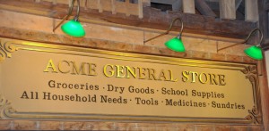 Acme General Store Sign, The Museum House Museum, Acme, MI - 2104-08-20