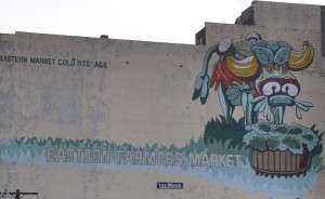 Building Mural in Eastern Market (b), Detroit, MI - 2014-08-01