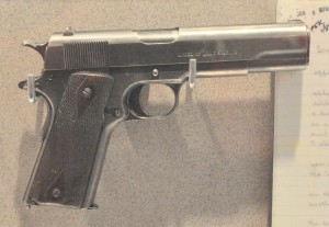  Pistol used by Squeaky Fromme (a Charles Mason follower) when she tried to assassinate President Ford