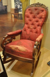 Henry Ford Museum (Original Chair in Which President Lincoln was Assassinated on April 14, 1865), Dearborn, MI - 2014-07-