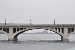 MacArthur Bridge, Delaware River, Detroit, MI - 2014-08-01