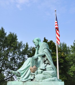 Mount Elliot Catholic Cemetery Memorial with Hornet's Nest, Detroit, MI - 2014-08-01
