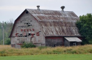Old Barn (a), US Route 2, between Rapid River and St. Ignace, MI - 2014-08-16