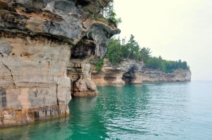 Pictured Rocks (zzg), Lake Superior, Munising, MI - 2104-08-11