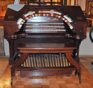 Wurlitzer Organ – circa 1924 (An exact replica of the 34 rank theater organ from parts salvaged from Detroit and Grand Rapids theaters)