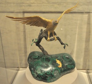 (p - Gifts - Diamond-studded Golden Eagle from Sultan of Oman), Grand Rapids, MI - 2104-08-28