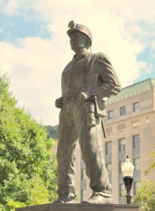 “The Coal Miner” – paying tribute to the state’s coal heritage.