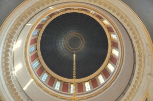 West Virginia Capitol (Interior of the Dome - b), Charleston, WV - 2104-09-05