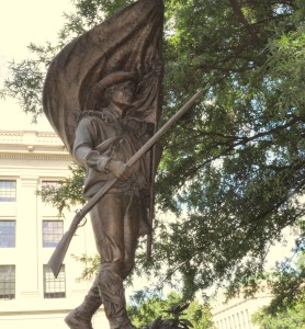 “The Mountaineer Soldier” – commemorating the state’s home guard which answered President’ Lincoln’s call to arms in 1861
