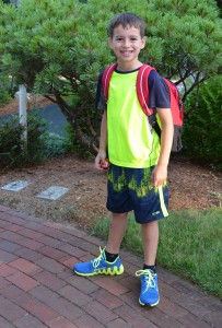 2014-08-25 - Jake's First Day of Third Grade, Bedford, NH