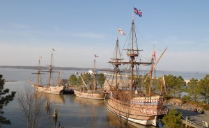 Jamestown Settlement Ships (Susan Constant, Godspeed and Discovery)