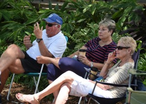 2016-04-24 - Ken, Cheryl and Debbie at Shelby Botaincal Gardens Sunday Concert, Sarasota, FL