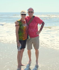 2016-05-11 - Debbie and Dick on the Marriott Beach & Golf Resort Beach, Hilton Head, SC