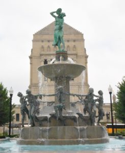 Depew Memorial Fountain, University Park, Indianapolis, IN - 2016-06-24