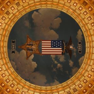 Iowa State Capitol Interior Dome from Rotunda Floor (b), Des Moines, IA - 2016-06-30