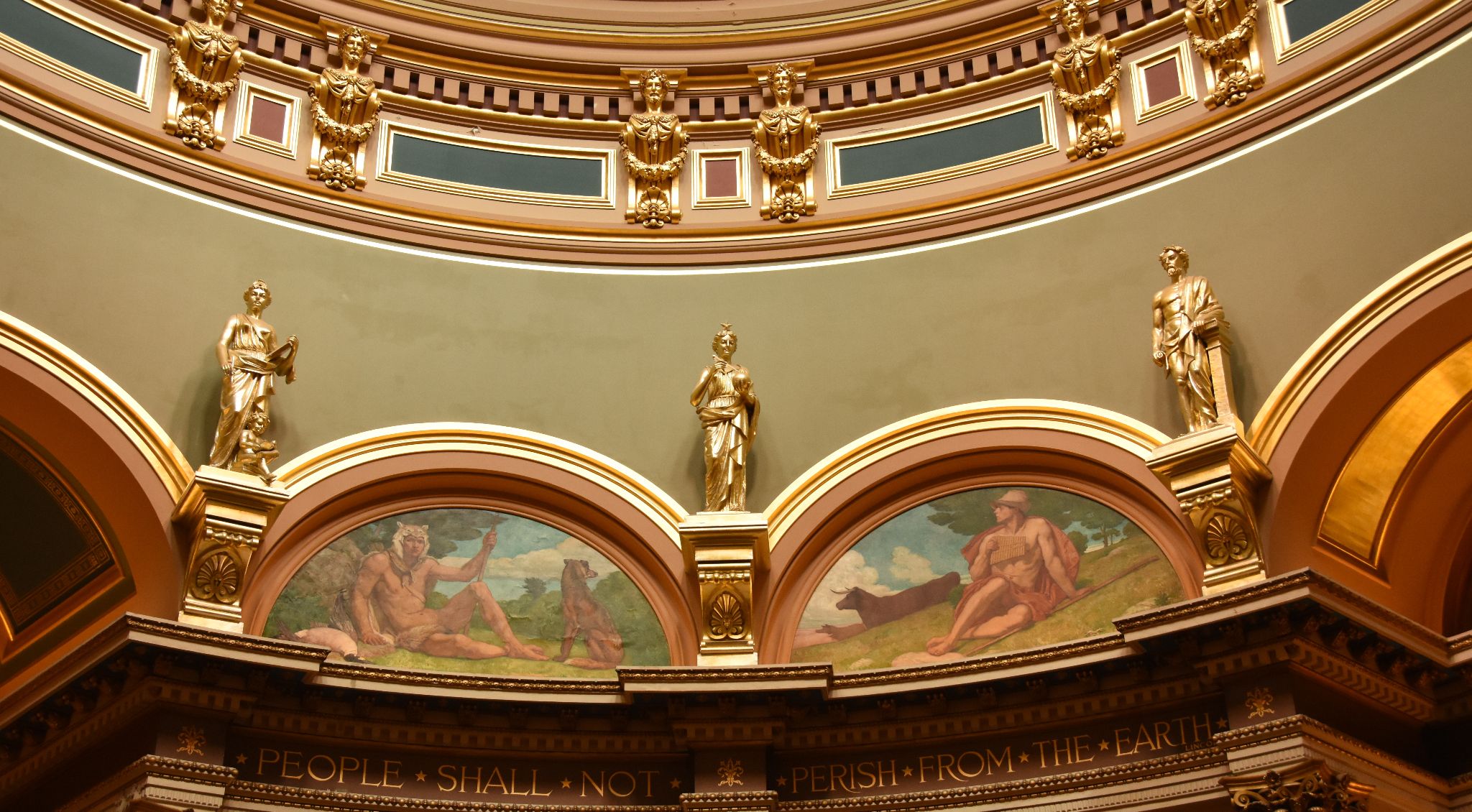 Iowa State Capitol (Second Floor States and Paintings - b), Des Moines, IA - 2016-06-30