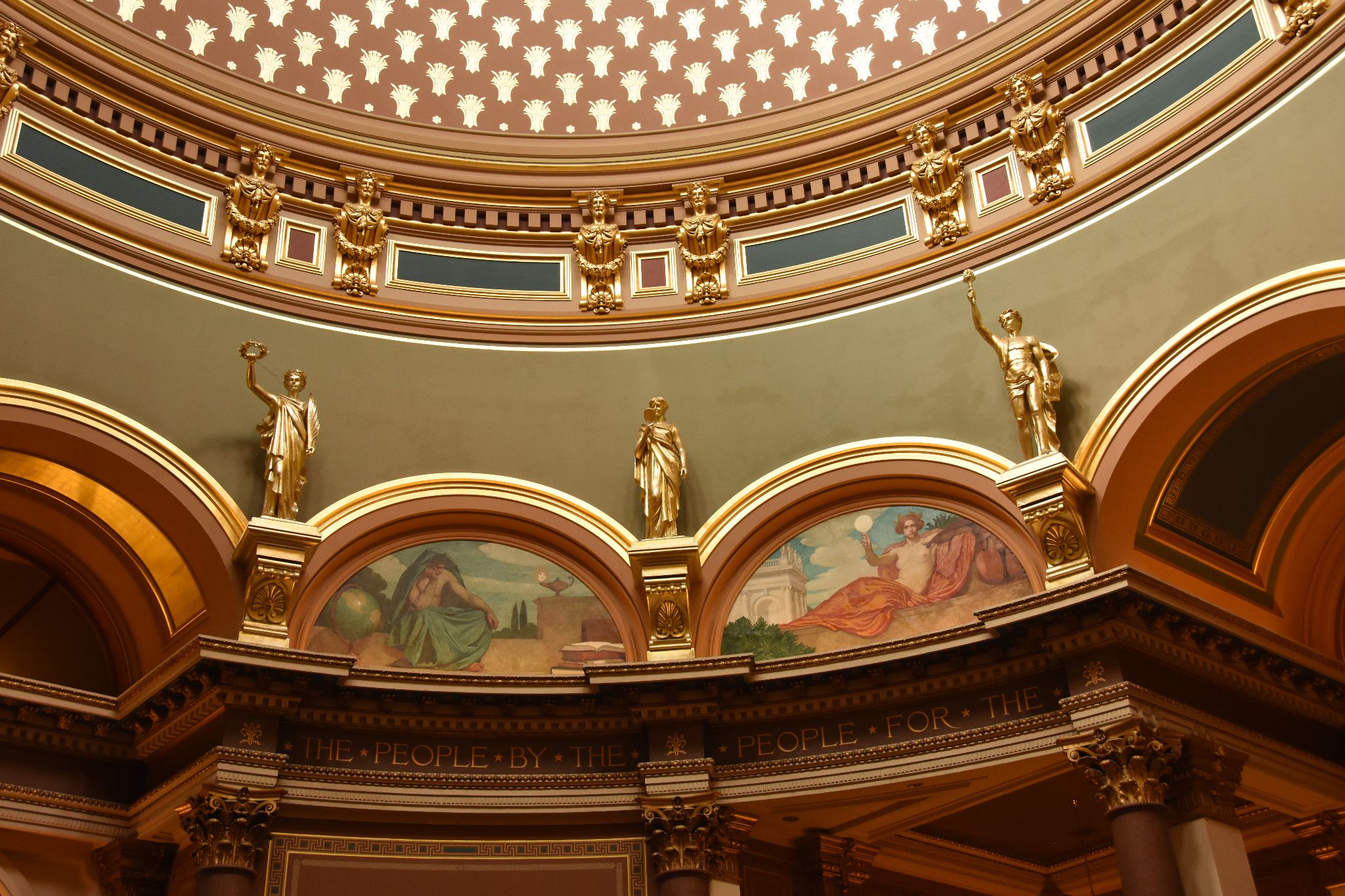 Iowa State Capitol (Second Floor States and Paintings - h), Des Moines, IA - 2016-06-30