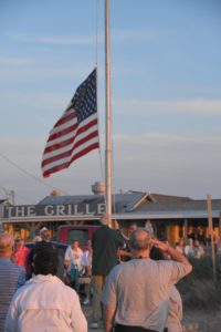 Lowering of the Colors Ceremony (c), Sunset Beack, Cape May, NJ - 2016-06-09