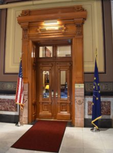 State Capitol Building (Governor's Office Door) - Indianapolis, IN - 2016-06-24