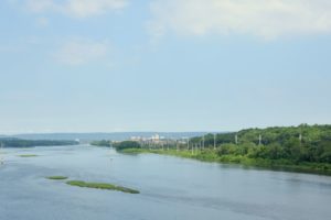 Susquehanna River and Harrisburg from I-76 - 2106-06-21