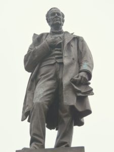 Thomas Andrews Hendricks Statue, State House Grounds, Indianapolis, IN - 2016-06-24