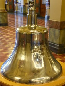 USS IOWA (BB-61) - One of Ships two Bells, Iowa State Capitol, Des Moines, IA - 2106-06-30