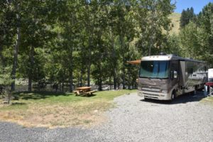 2016-07-15 - Canyon Pines RV Resort (a), Pollock-Riggins, ID - Site 31