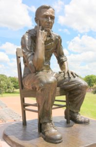 American Farmer Sculpture (a), Falls Park, Sioux Falls, SD - 2016-07-02
