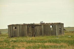 Collapsing Shed, US-83, South-Central ND - 2016-07-06
